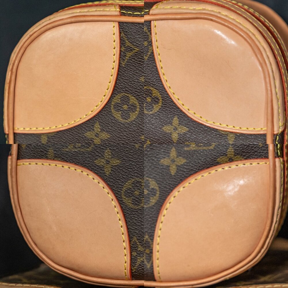 LOUIS VUITTON Monogram Canvas Suitcase - NEW LEATHER - VINTAGE TREASURE - Picture 15 of 16